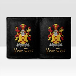 Irish Haltridge Coat of Arms Family Crest Irish Leather Wallet