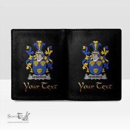 Irish Hendrick or O Henrick Coat of Arms Family Crest Irish Leather Wallet