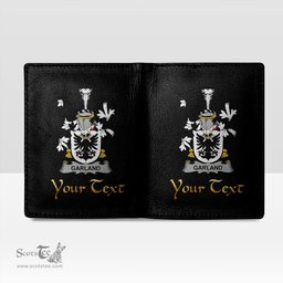 Irish Garland or McGartland Coat of Arms Family Crest Irish Leather Wallet
