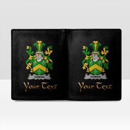 Irish Homan or Howman Coat of Arms Family Crest Irish Leather Wallet