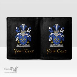 Irish Fennelly or O Fennelly Coat of Arms Family Crest Irish Leather Wallet