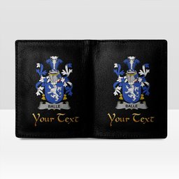 Irish Balle Coat of Arms Family Crest Irish Leather Wallet