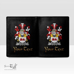 Irish Boland or O Boland Coat of Arms Family Crest Irish Leather Wallet
