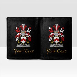 Irish Behan Coat of Arms Family Crest Irish Leather Wallet