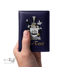 Irish Driscoll or O Driscoll Coat of Arms Family Crest Irish Leather Wallet