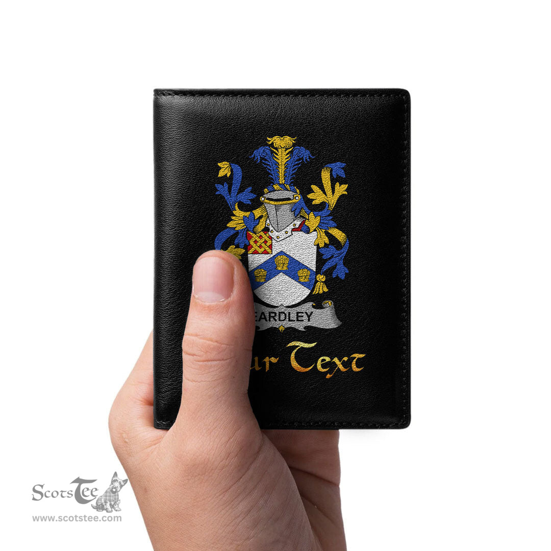 Irish Eardley Coat of Arms Family Crest Irish Leather Wallet