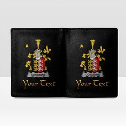 Irish Considine or McConsidine Coat of Arms Family Crest Irish Leather Wallet