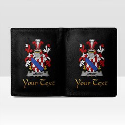 Irish Amory Coat of Arms Family Crest Irish Leather Wallet