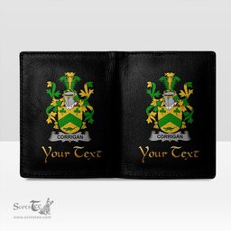Irish Corrigan or O Corrigan Coat of Arms Family Crest Irish Leather Wallet