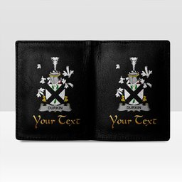 Irish Durkin or O Durkin Coat of Arms Family Crest Irish Leather Wallet