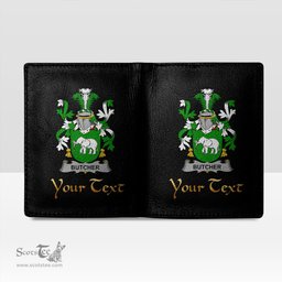Irish Butcher Coat of Arms Family Crest Irish Leather Wallet