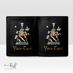 Irish Clements Coat of Arms Family Crest Irish Leather Wallet