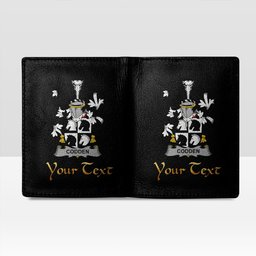 Irish Codden or McCodden Coat of Arms Family Crest Irish Leather Wallet