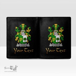 Irish Connor or O Connor Sligo Coat of Arms Family Crest Irish Leather Wallet