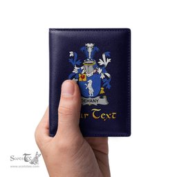Irish Dehany Coat of Arms Family Crest Irish Leather Wallet