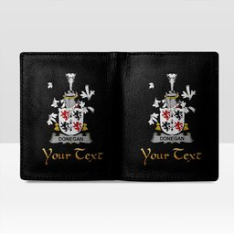 Irish Donegan or O Donagan Coat of Arms Family Crest Irish Leather Wallet
