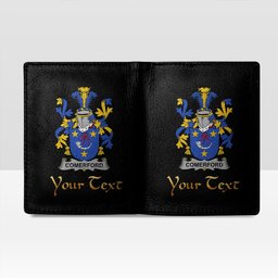 Irish Comerford Coat of Arms Family Crest Irish Leather Wallet