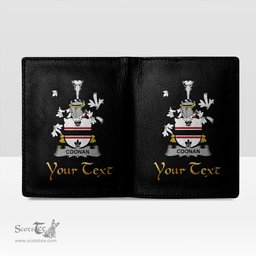 Irish Coonan or O Conan Coat of Arms Family Crest Irish Leather Wallet