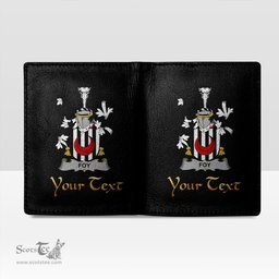 Irish Foy or O Fie Coat of Arms Family Crest Irish Leather Wallet