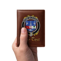 Irish House of O CAHAN KEANE Coat of Arms Family Crest Irish Leather Wallet