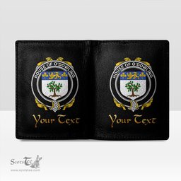 Irish House of O DOWLING Coat of Arms Family Crest Irish Leather Wallet