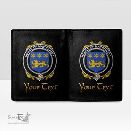Irish House of MACSHANLY Coat of Arms Family Crest Irish Leather Wallet