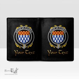 Irish House of FLEMING Coat of Arms Family Crest Irish Leather Wallet