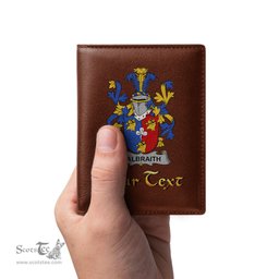Irish Galbraith Coat of Arms Family Crest Irish Leather Wallet