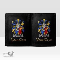 Irish Galbraith Coat of Arms Family Crest Irish Leather Wallet
