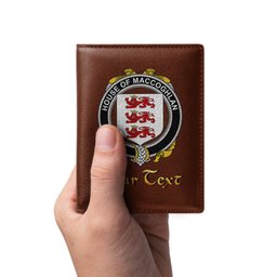 Irish House of MACCOGHLAN Coat of Arms Family Crest Irish Leather Wallet