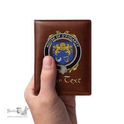 Irish House of O FOGARTY Coat of Arms Family Crest Irish Leather Wallet