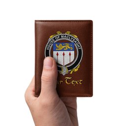 Irish House of MACLYSAGHT Coat of Arms Family Crest Irish Leather Wallet