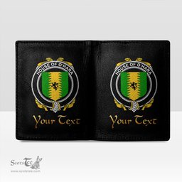Irish House of O HARA Coat of Arms Family Crest Irish Leather Wallet