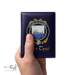 Irish House of O CAHILL Coat of Arms Family Crest Irish Leather Wallet
