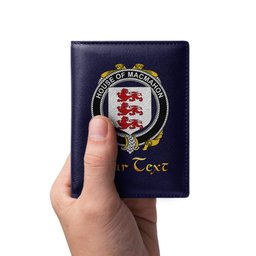 Irish House of MACMAHON Thomond Coat of Arms Family Crest Irish Leather Wallet