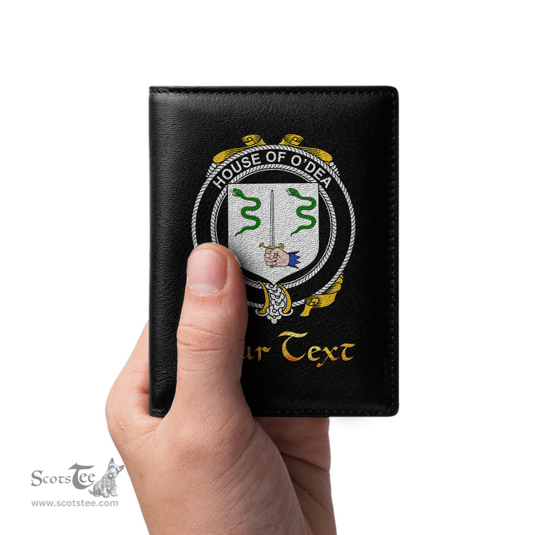 Irish House of O DEA Coat of Arms Family Crest Irish Leather Wallet