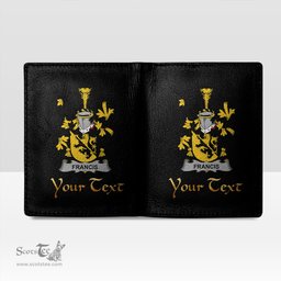 Irish Francis Coat of Arms Family Crest Irish Leather Wallet