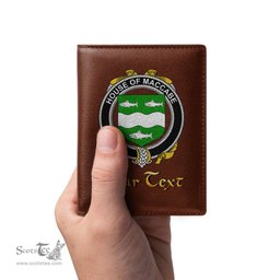 Irish House of MACCABE Coat of Arms Family Crest Irish Leather Wallet
