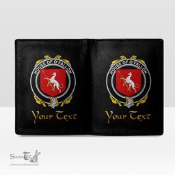 Irish House of O FALLON Coat of Arms Family Crest Irish Leather Wallet