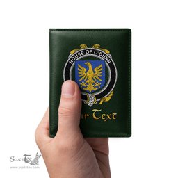 Irish House of O DUNN Coat of Arms Family Crest Irish Leather Wallet