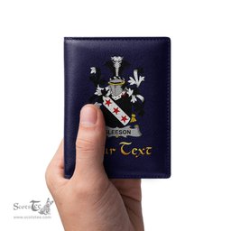 Irish Gleeson or O Glissane Coat of Arms Family Crest Irish Leather Wallet
