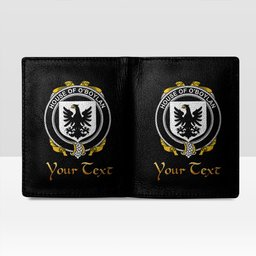 Irish House of O BOYLAND Coat of Arms Family Crest Irish Leather Wallet
