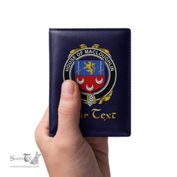 Irish House of MACLOUGHLIN Tirconnell Coat of Arms Family Crest Irish Leather Wallet