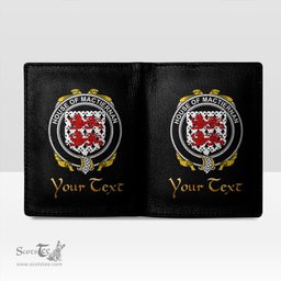 Irish House of MACTIERNAN Coat of Arms Family Crest Irish Leather Wallet