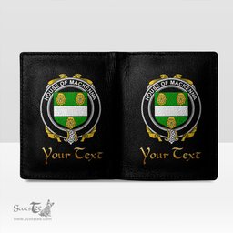 Irish House of MACKENNA Coat of Arms Family Crest Irish Leather Wallet