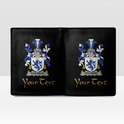 Irish Fitz Rery Coat of Arms Family Crest Irish Leather Wallet