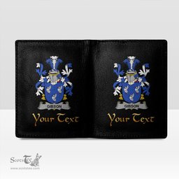 Irish Gibson Coat of Arms Family Crest Irish Leather Wallet