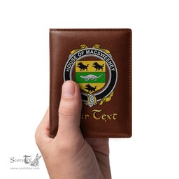 Irish House of MACSWEENEY Coat of Arms Family Crest Irish Leather Wallet