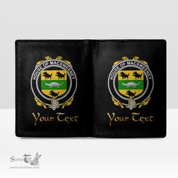 Irish House of MACSWEENEY Coat of Arms Family Crest Irish Leather Wallet