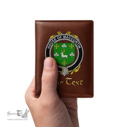 Irish House of MACCURTIN Coat of Arms Family Crest Irish Leather Wallet